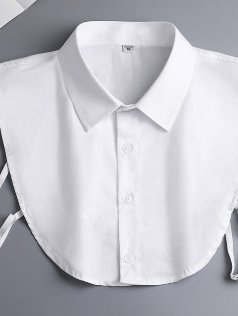 Lady's Fake Collar Half Shirt Business Collar False Shirt Collar Comfortable Fake Half Collar for Men Women Formal Occasions