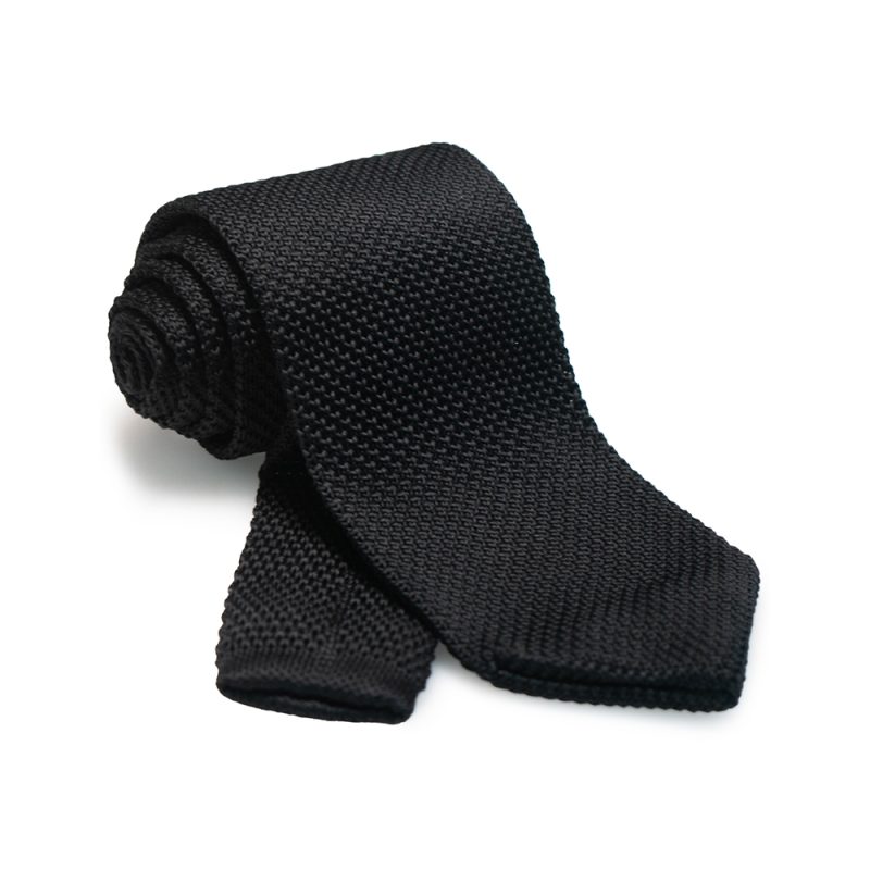 New Style Fashion Men's Solid color Tie 8cm Knitted Ties Cotton Neck Ties For Men Business Wedding Cravat Accessories gift - Image 2