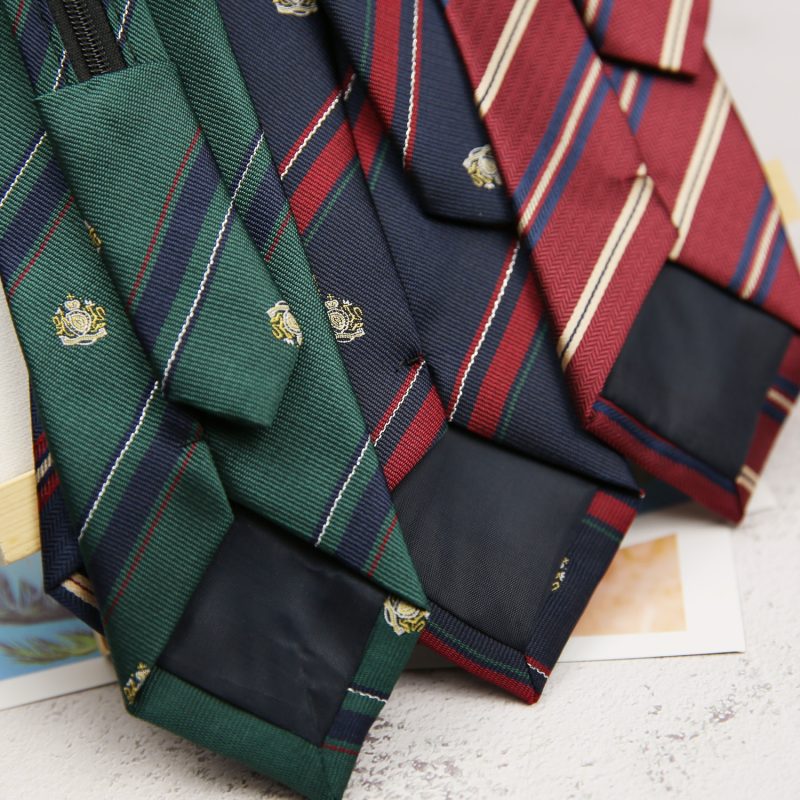 Zipper Necktie For Men Women Tie for Boys Girls Suits 7cm Striped Lazy Ties Slim Girls Neck tie Gravatas Rubber Pre-tied Ties - Image 4