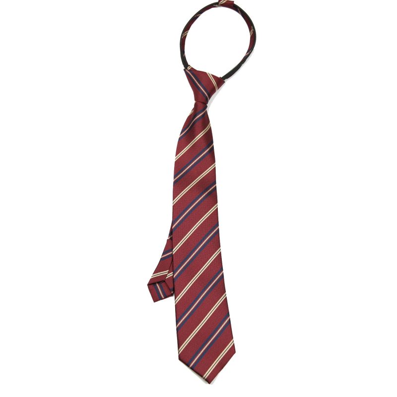 Zipper Necktie For Men Women Tie for Boys Girls Suits 7cm Striped Lazy Ties Slim Girls Neck tie Gravatas Rubber Pre-tied Ties - Image 5