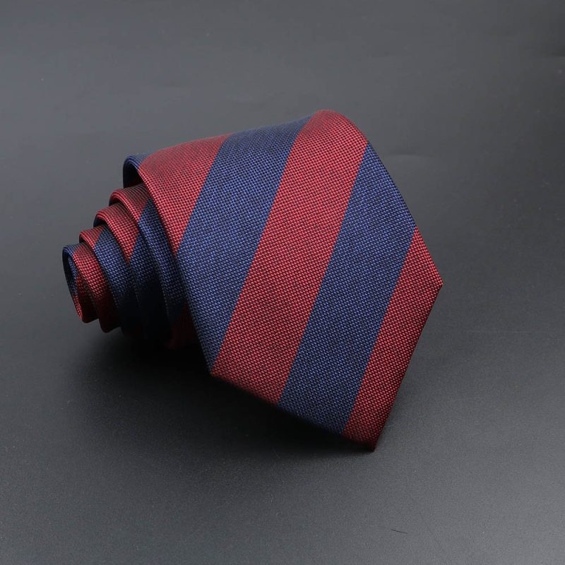 Men's Fashion Tie 8cm Blue Necktie Classic Plaid Striped Neck Tie Paisley Floral Neckties Daily Wear Cravat Wedding Party Gift - Image 4