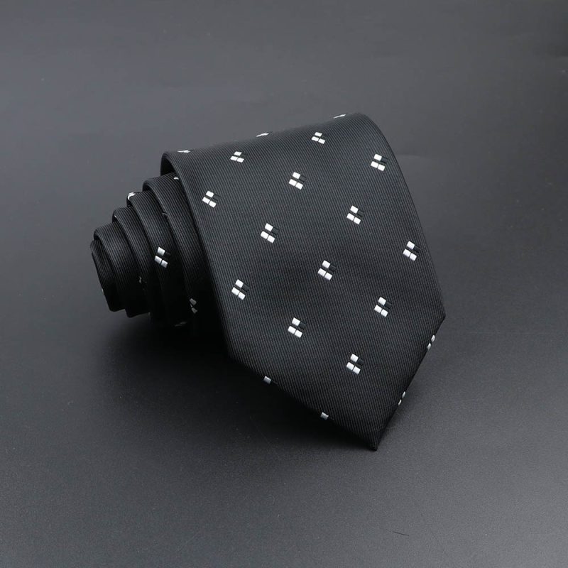 Men's Fashion Tie 8cm Blue Necktie Classic Plaid Striped Neck Tie Paisley Floral Neckties Daily Wear Cravat Wedding Party Gift - Image 20