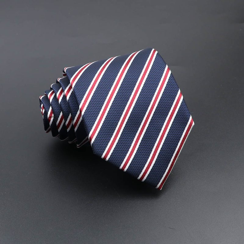 Men's Fashion Tie 8cm Blue Necktie Classic Plaid Striped Neck Tie Paisley Floral Neckties Daily Wear Cravat Wedding Party Gift - Image 21