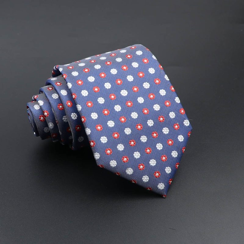 Men's Fashion Tie 8cm Blue Necktie Classic Plaid Striped Neck Tie Paisley Floral Neckties Daily Wear Cravat Wedding Party Gift - Image 22