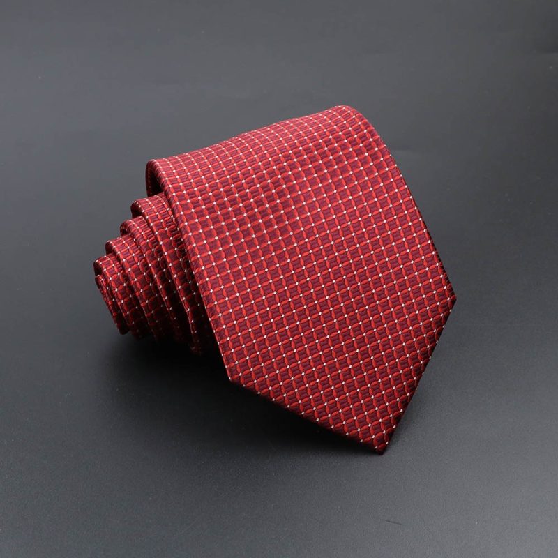 Men's Fashion Tie 8cm Blue Necktie Classic Plaid Striped Neck Tie Paisley Floral Neckties Daily Wear Cravat Wedding Party Gift - Image 23