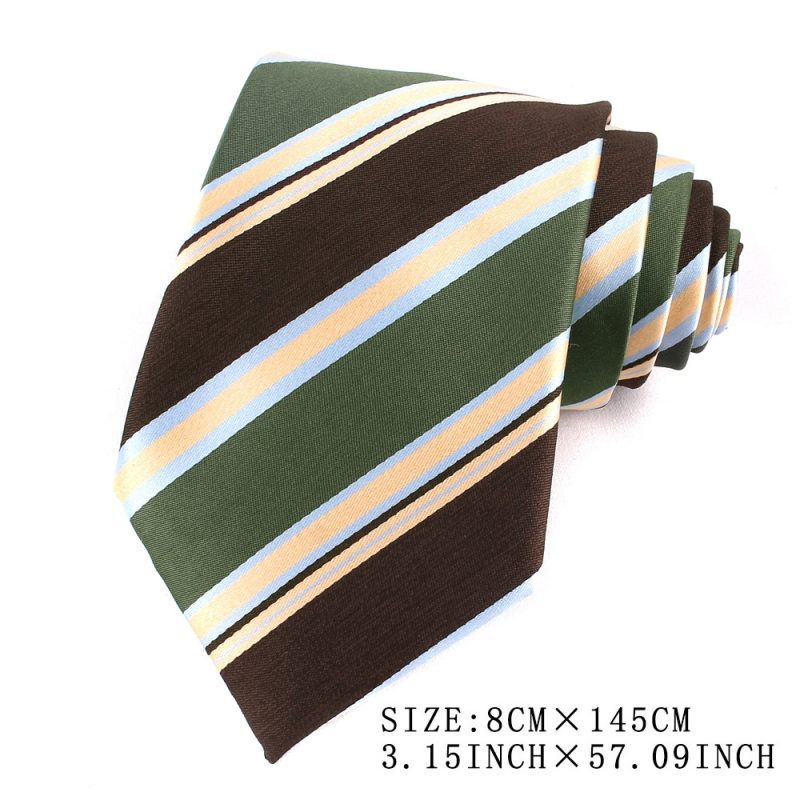 New Wedding Ties For Men Women Business Woven Floral Striped Neck Tie For Party Adult Suit Neckties For Groomsmen Gifts - Image 3