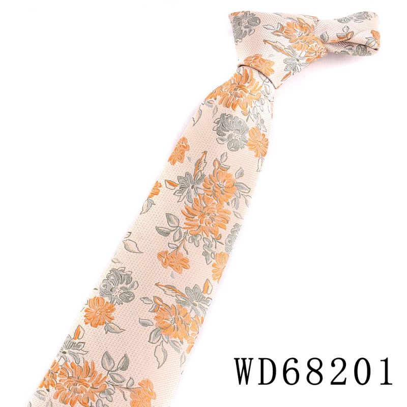 New Wedding Ties For Men Women Business Woven Floral Striped Neck Tie For Party Adult Suit Neckties For Groomsmen Gifts - Image 8