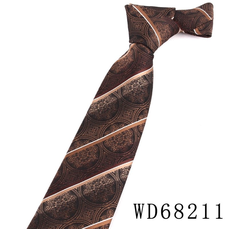 New Wedding Ties For Men Women Business Woven Floral Striped Neck Tie For Party Adult Suit Neckties For Groomsmen Gifts - Image 17