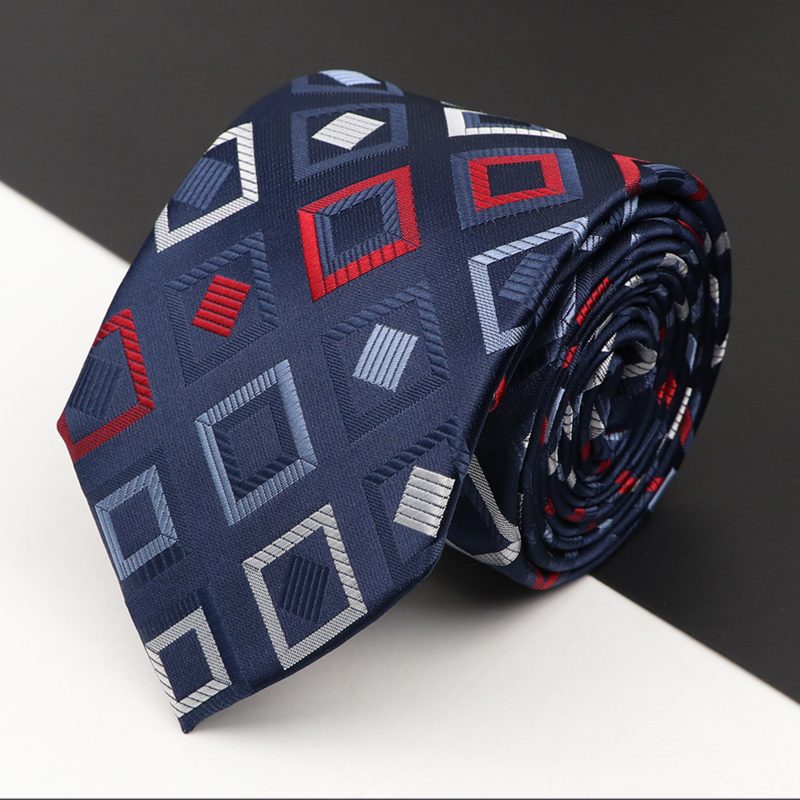New Men's Classic Luxury Tie 8cm Striped Paisley Plaid All-Match Jacquard Necktie For Business Wedding Prom Daily Wear Accessory - Image 3