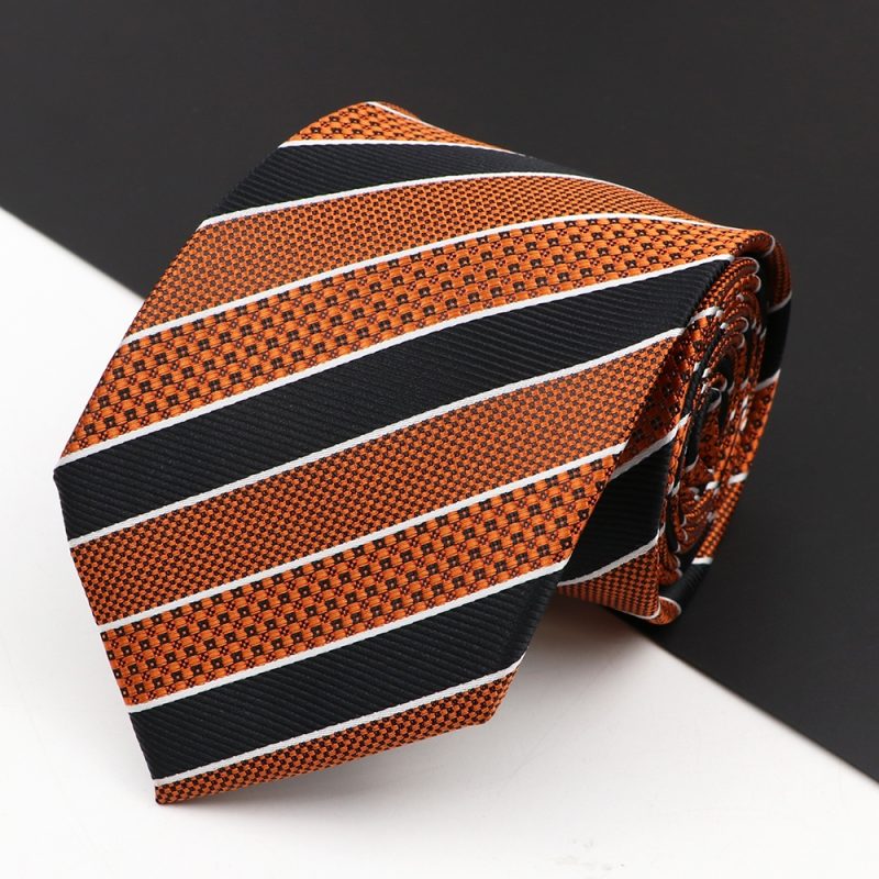 New Men's Classic Luxury Tie 8cm Striped Paisley Plaid All-Match Jacquard Necktie For Business Wedding Prom Daily Wear Accessory - Image 19