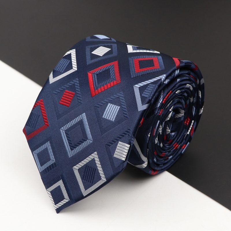New Men's Classic Luxury Tie 8cm Striped Paisley Plaid All-Match Jacquard Necktie For Business Wedding Prom Daily Wear Accessory - Image 22