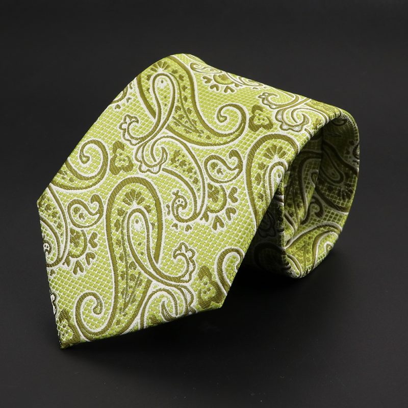 New Men's Classic Luxury Tie 8cm Striped Paisley Plaid All-Match Jacquard Necktie For Business Wedding Prom Daily Wear Accessory - Image 33