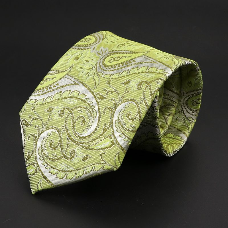New Men's Classic Luxury Tie 8cm Striped Paisley Plaid All-Match Jacquard Necktie For Business Wedding Prom Daily Wear Accessory - Image 34