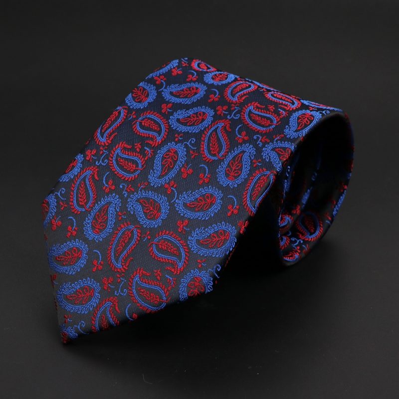 New Men's Classic Luxury Tie 8cm Striped Paisley Plaid All-Match Jacquard Necktie For Business Wedding Prom Daily Wear Accessory - Image 43
