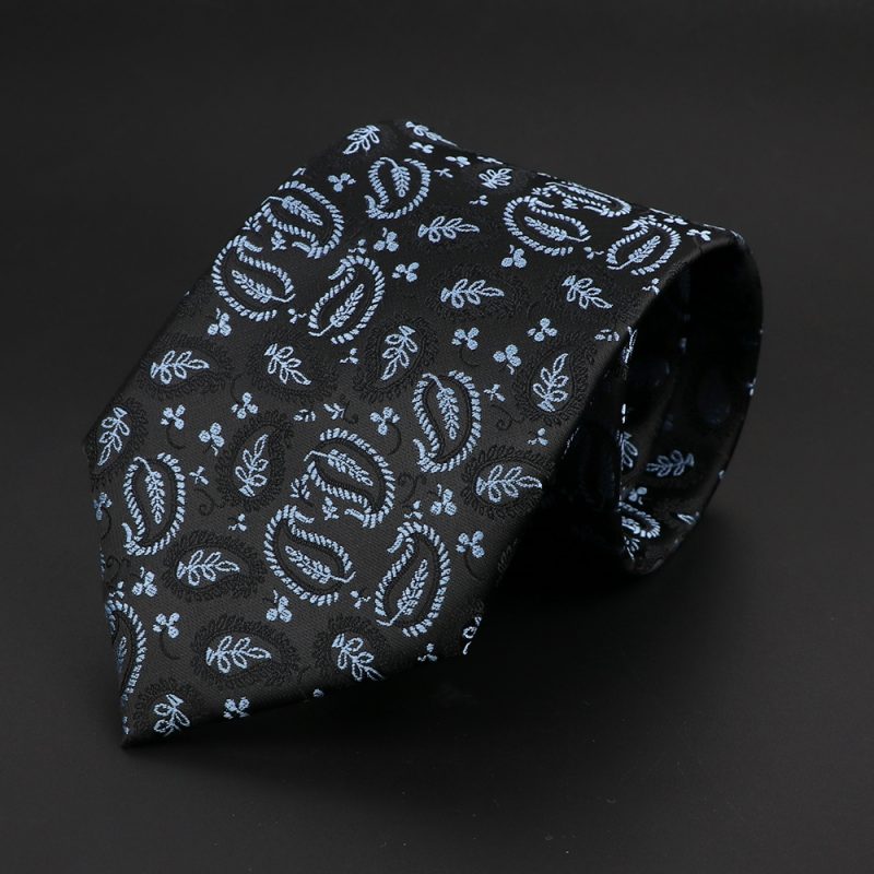New Men's Classic Luxury Tie 8cm Striped Paisley Plaid All-Match Jacquard Necktie For Business Wedding Prom Daily Wear Accessory - Image 48