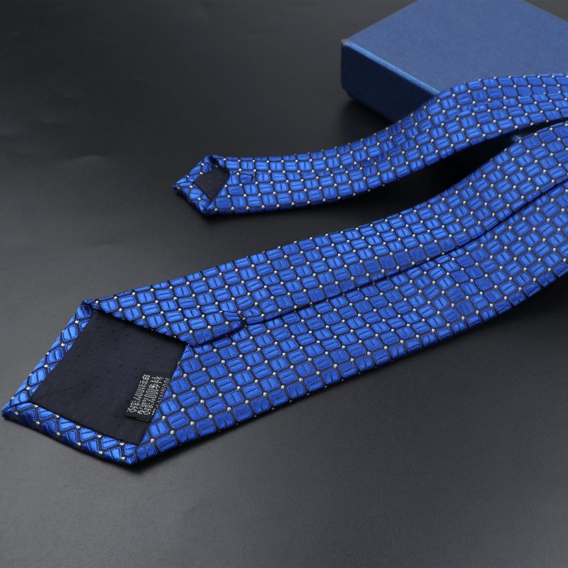 Men's Ties Solid Color Neck Stripe Flower Floral 7cm Jacquard Necktie Accessories Daily Wear Cravat Wedding Party Gift For Man - Image 4