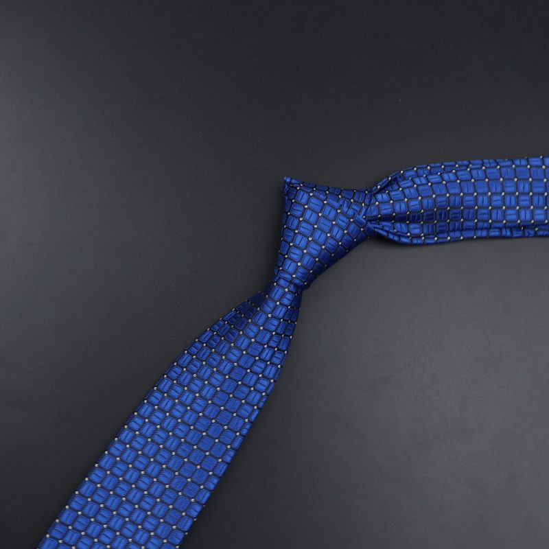 Men's Ties Solid Color Neck Stripe Flower Floral 7cm Jacquard Necktie Accessories Daily Wear Cravat Wedding Party Gift For Man - Image 5