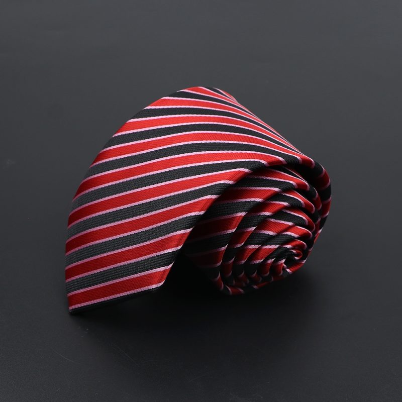 Men's Ties Solid Color Neck Stripe Flower Floral 7cm Jacquard Necktie Accessories Daily Wear Cravat Wedding Party Gift For Man - Image 13