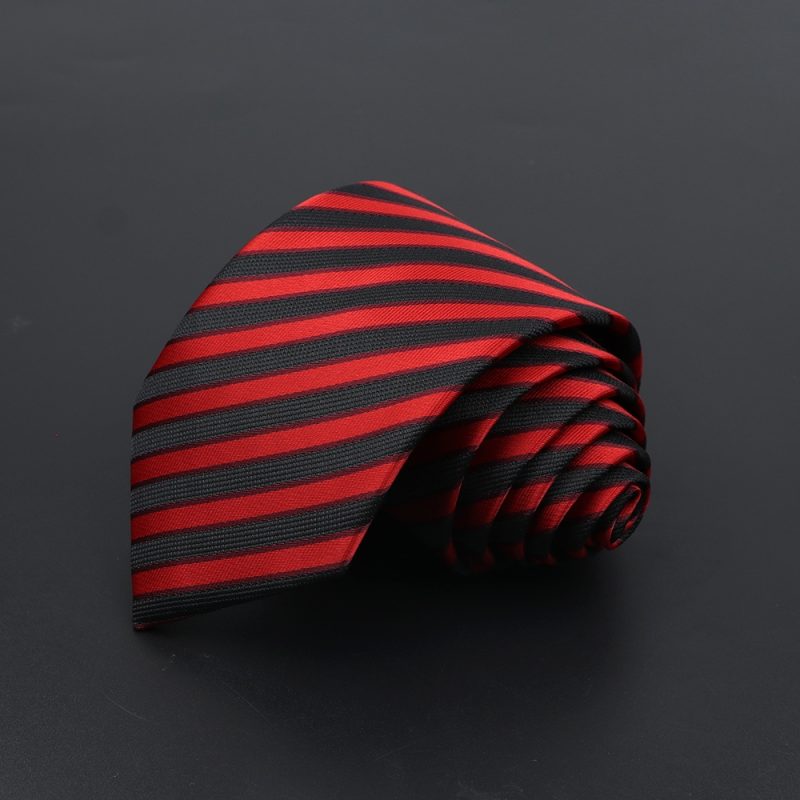 Men's Ties Solid Color Neck Stripe Flower Floral 7cm Jacquard Necktie Accessories Daily Wear Cravat Wedding Party Gift For Man - Image 18