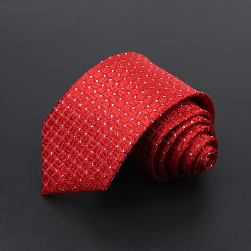 Men's Ties Solid Color Neck Stripe Flower Floral 7cm Jacquard Necktie Accessories Daily Wear Cravat Wedding Party Gift For Man - Image 34