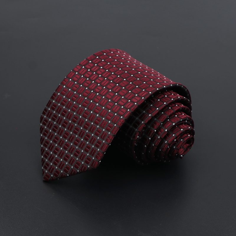 Men's Ties Solid Color Neck Stripe Flower Floral 7cm Jacquard Necktie Accessories Daily Wear Cravat Wedding Party Gift For Man - Image 40