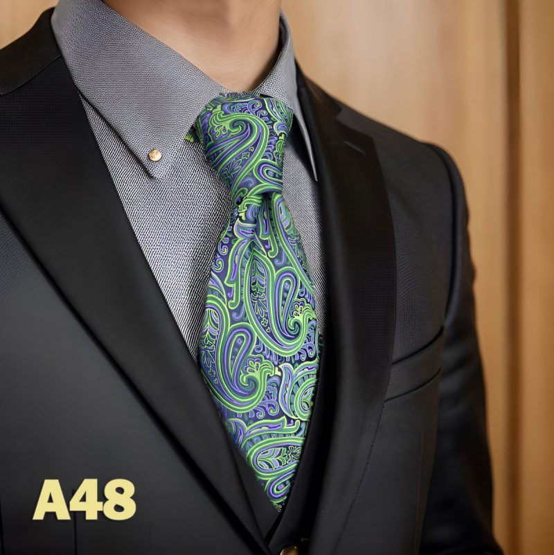 Colorful Luxury Extra Long Men's Necktie 160cm 63" Wedding Ties for Blue Navy Floral Christmas Gift Dropshipping - Image 26