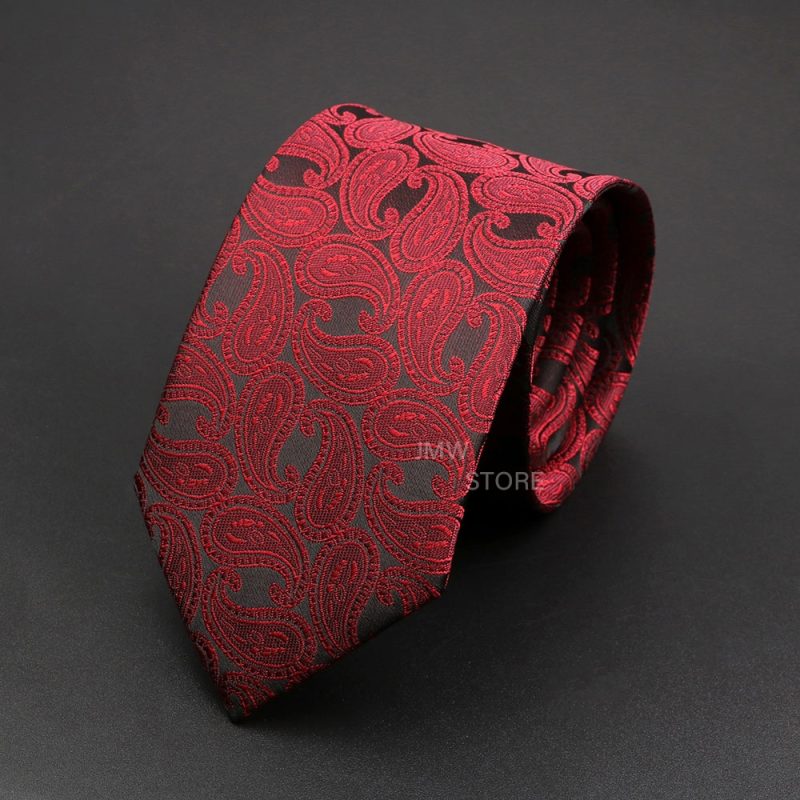 New Design Wedding Men Tie Grey Brown Green Paisley Flower Neckties Men Business Dropshipping Groom Collar Accessories Gift - Image 8