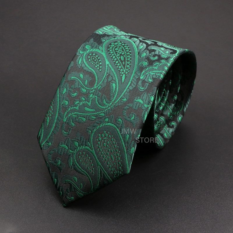 New Design Wedding Men Tie Grey Brown Green Paisley Flower Neckties Men Business Dropshipping Groom Collar Accessories Gift - Image 14