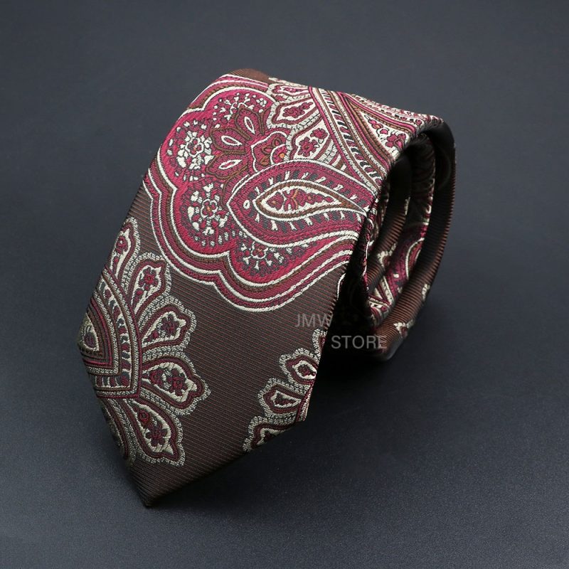 New Design Wedding Men Tie Grey Brown Green Paisley Flower Neckties Men Business Dropshipping Groom Collar Accessories Gift - Image 32