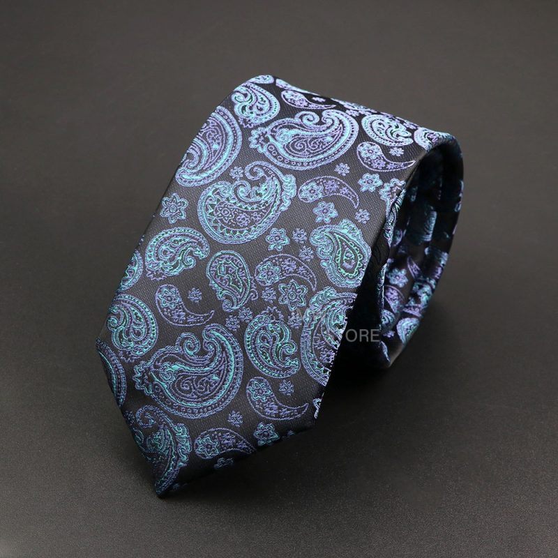 New Design Wedding Men Tie Grey Brown Green Paisley Flower Neckties Men Business Dropshipping Groom Collar Accessories Gift - Image 33