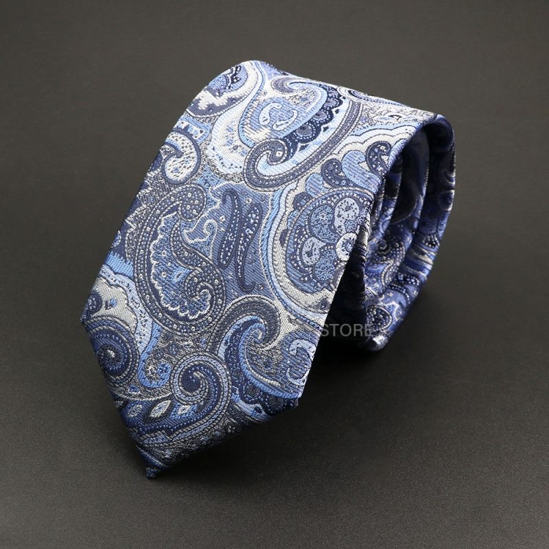 New Design Wedding Men Tie Grey Brown Green Paisley Flower Neckties Men Business Dropshipping Groom Collar Accessories Gift - Image 34