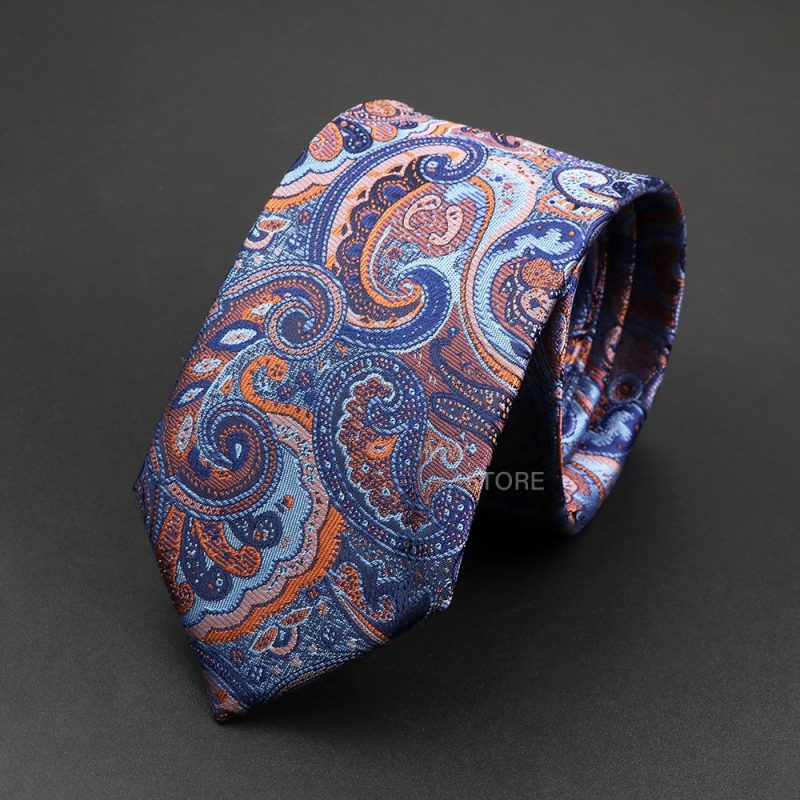 New Design Wedding Men Tie Grey Brown Green Paisley Flower Neckties Men Business Dropshipping Groom Collar Accessories Gift - Image 39