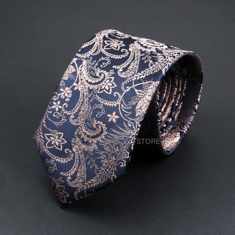 New Design Wedding Men Tie Grey Brown Green Paisley Flower Neckties Men Business Dropshipping Groom Collar Accessories Gift - Image 40