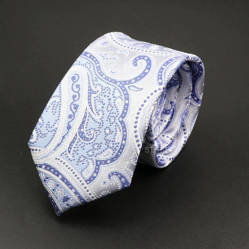 New Design Wedding Men Tie Grey Brown Green Paisley Flower Neckties Men Business Dropshipping Groom Collar Accessories Gift - Image 48