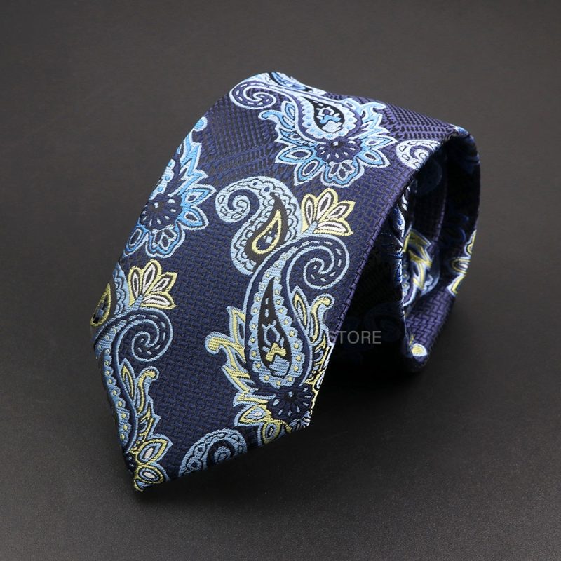 New Design Wedding Men Tie Grey Brown Green Paisley Flower Neckties Men Business Dropshipping Groom Collar Accessories Gift - Image 50