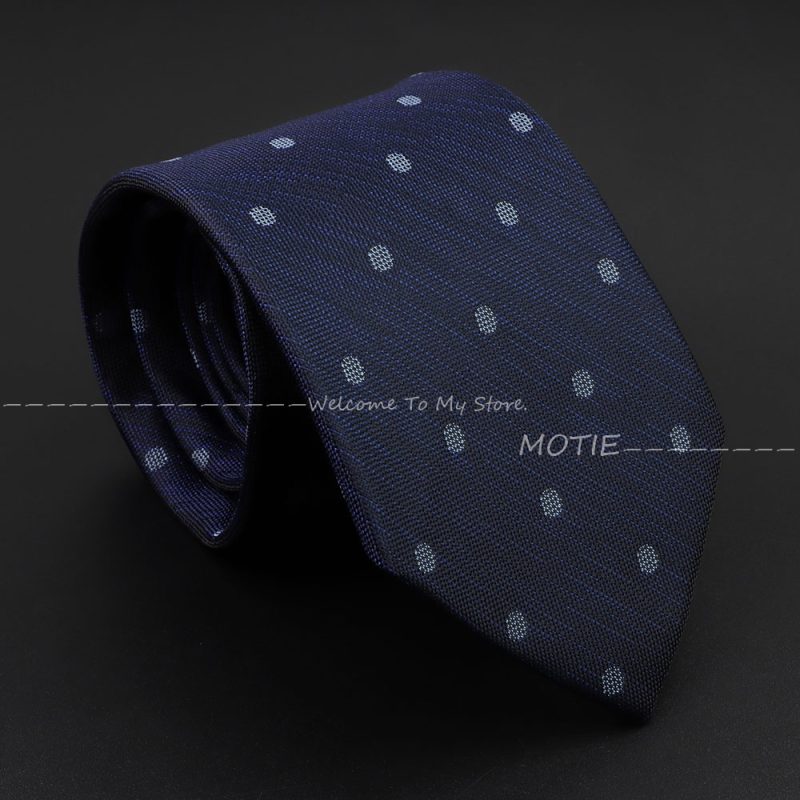 Men's Fashion NeckTie For Man Tie Luxury Striped Dot Flower Office Business Neck Tie Suit Cravat Wedding Party Necktie Men Gifts - Image 7