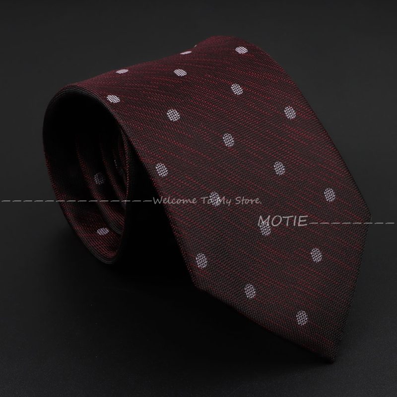 Men's Fashion NeckTie For Man Tie Luxury Striped Dot Flower Office Business Neck Tie Suit Cravat Wedding Party Necktie Men Gifts - Image 8