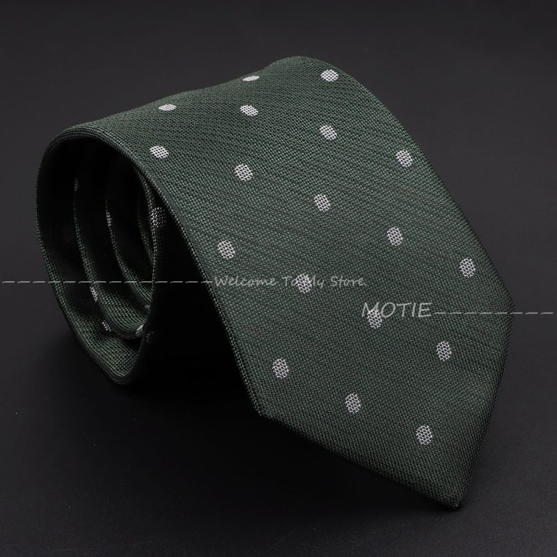 Men's Fashion NeckTie For Man Tie Luxury Striped Dot Flower Office Business Neck Tie Suit Cravat Wedding Party Necktie Men Gifts - Image 9