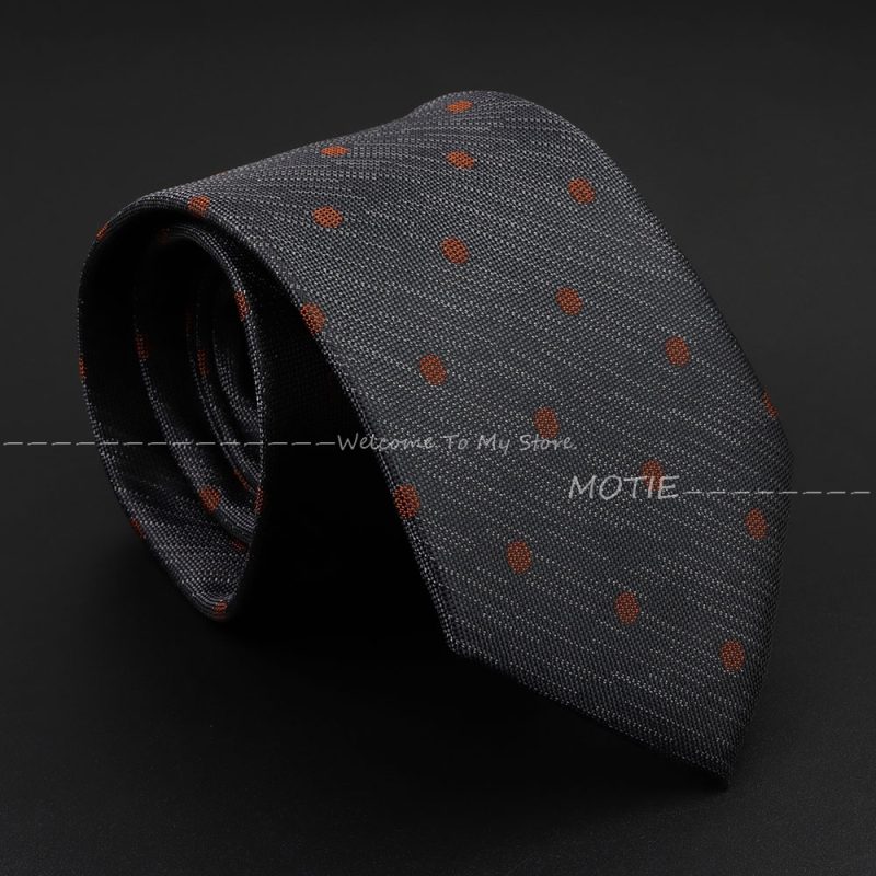 Men's Fashion NeckTie For Man Tie Luxury Striped Dot Flower Office Business Neck Tie Suit Cravat Wedding Party Necktie Men Gifts - Image 10