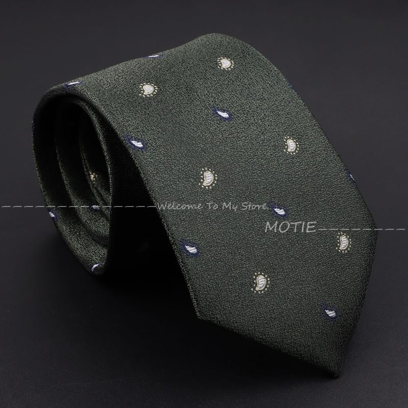 Men's Fashion NeckTie For Man Tie Luxury Striped Dot Flower Office Business Neck Tie Suit Cravat Wedding Party Necktie Men Gifts - Image 17