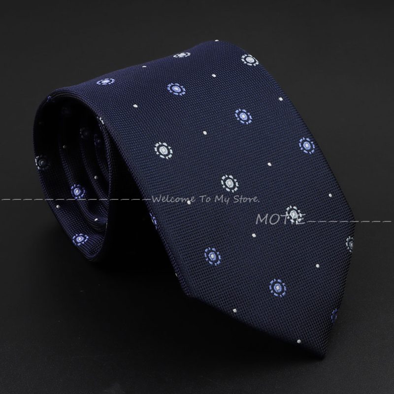 Men's Fashion NeckTie For Man Tie Luxury Striped Dot Flower Office Business Neck Tie Suit Cravat Wedding Party Necktie Men Gifts - Image 20