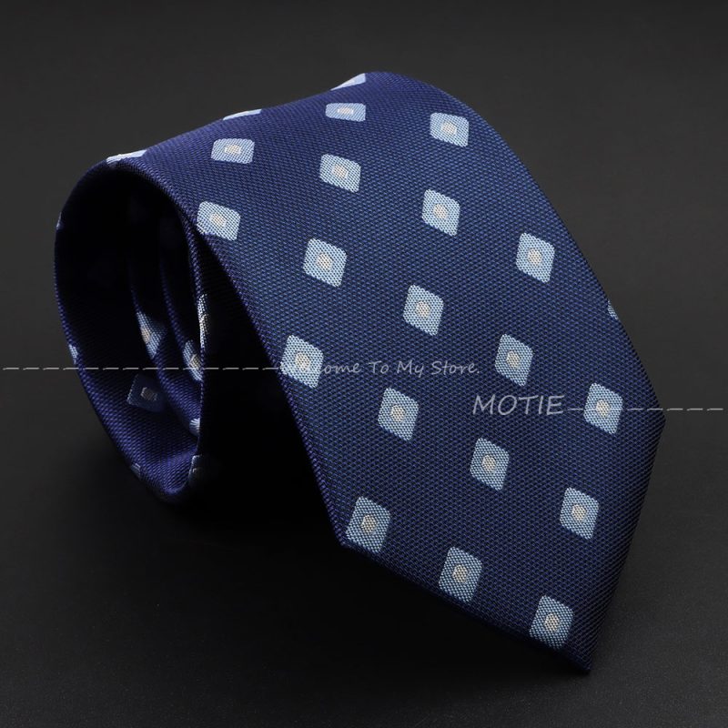 Men's Fashion NeckTie For Man Tie Luxury Striped Dot Flower Office Business Neck Tie Suit Cravat Wedding Party Necktie Men Gifts - Image 21