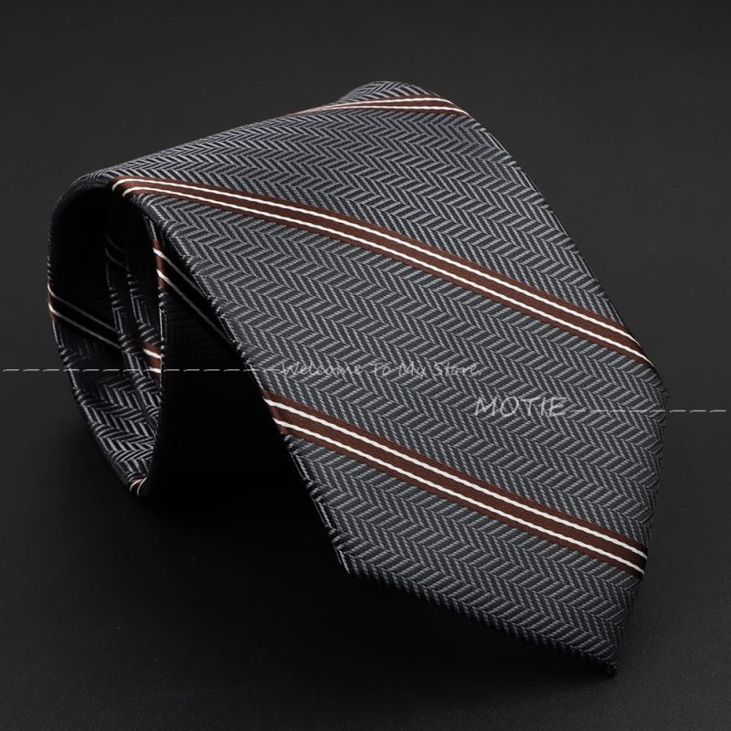Men's Fashion NeckTie For Man Tie Luxury Striped Dot Flower Office Business Neck Tie Suit Cravat Wedding Party Necktie Men Gifts - Image 24
