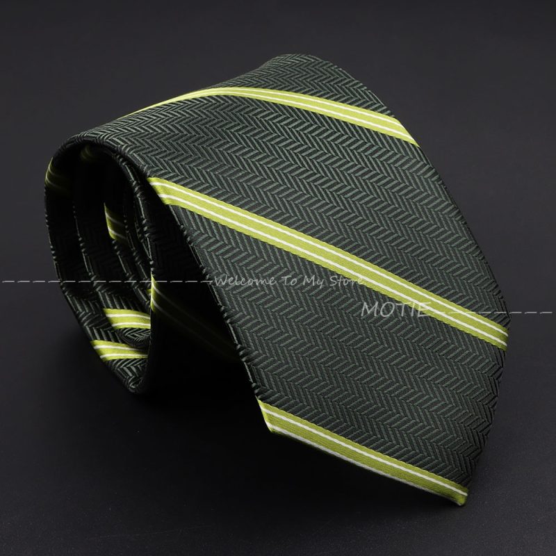 Men's Fashion NeckTie For Man Tie Luxury Striped Dot Flower Office Business Neck Tie Suit Cravat Wedding Party Necktie Men Gifts - Image 25