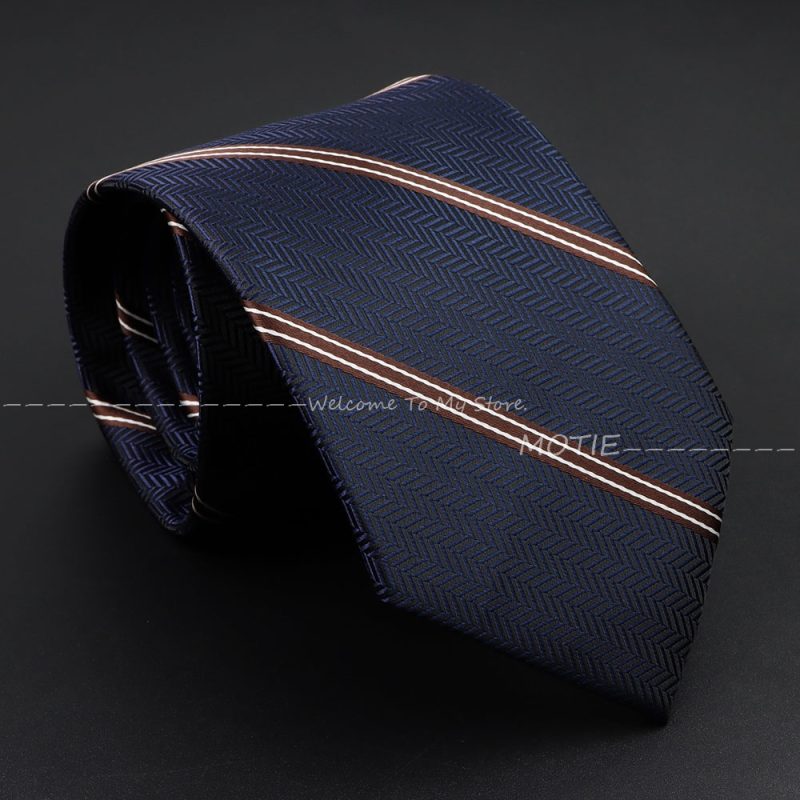 Men's Fashion NeckTie For Man Tie Luxury Striped Dot Flower Office Business Neck Tie Suit Cravat Wedding Party Necktie Men Gifts - Image 27