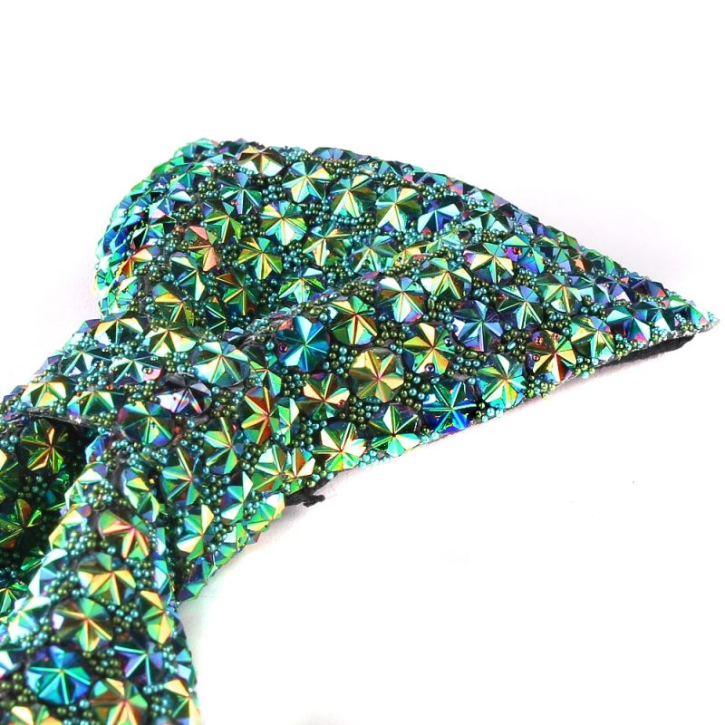 New Rhinestone Bow Ties for Men Pre-Tied Sequin Bowties with Adjustable Length Huge Variety Colors Wedding Bow tie For Groomsmen - Image 5