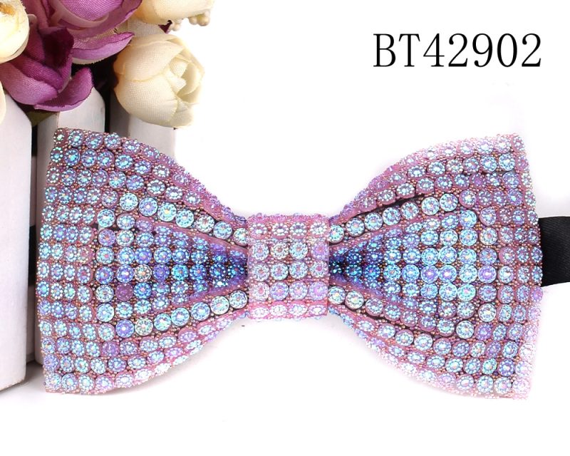 New Rhinestone Bow Ties for Men Pre-Tied Sequin Bowties with Adjustable Length Huge Variety Colors Wedding Bow tie For Groomsmen - Image 9