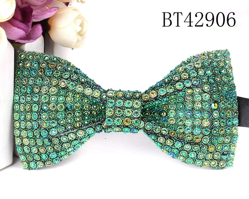 New Rhinestone Bow Ties for Men Pre-Tied Sequin Bowties with Adjustable Length Huge Variety Colors Wedding Bow tie For Groomsmen - Image 13