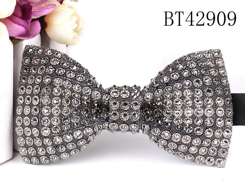 New Rhinestone Bow Ties for Men Pre-Tied Sequin Bowties with Adjustable Length Huge Variety Colors Wedding Bow tie For Groomsmen - Image 16