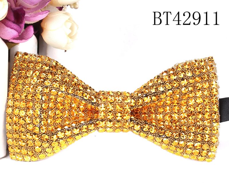 New Rhinestone Bow Ties for Men Pre-Tied Sequin Bowties with Adjustable Length Huge Variety Colors Wedding Bow tie For Groomsmen - Image 18